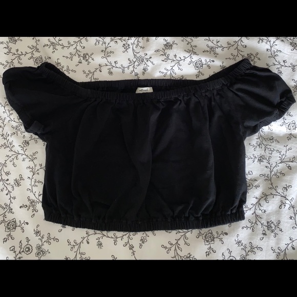 Off shoulder black top - Picture 1 of 3